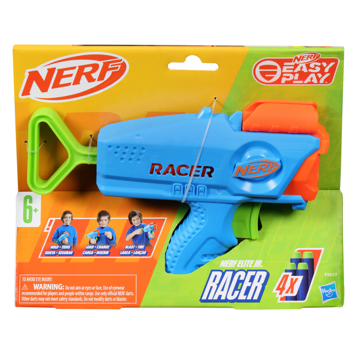 slide 13 of 17, Nerf Elite Junior Racer Easy-Play Dart Blaster, 1 ct