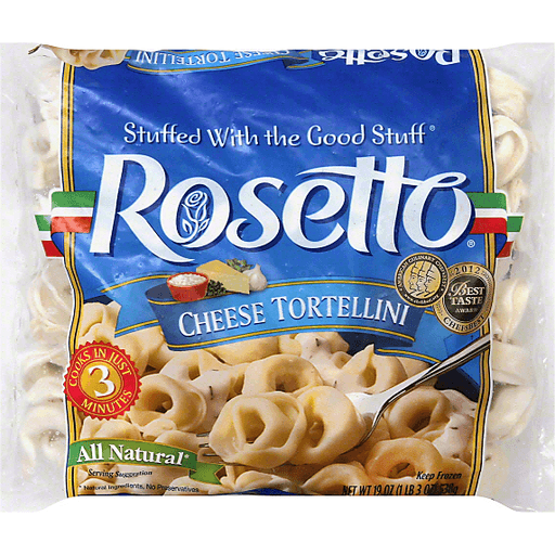 slide 2 of 2, Rosetto Cheese Tortellini, 19 oz