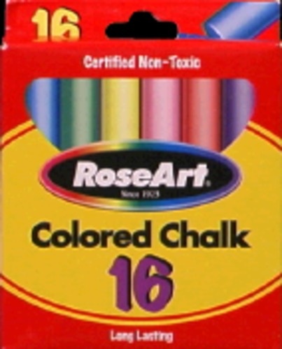 slide 1 of 1, RoseArt Colored Chalk, 16 ct