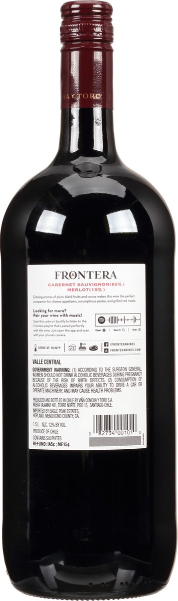 slide 3 of 11, Frontera Chile Cabernet Sauvignon Merlot 1.5 lt, 1.50 liter