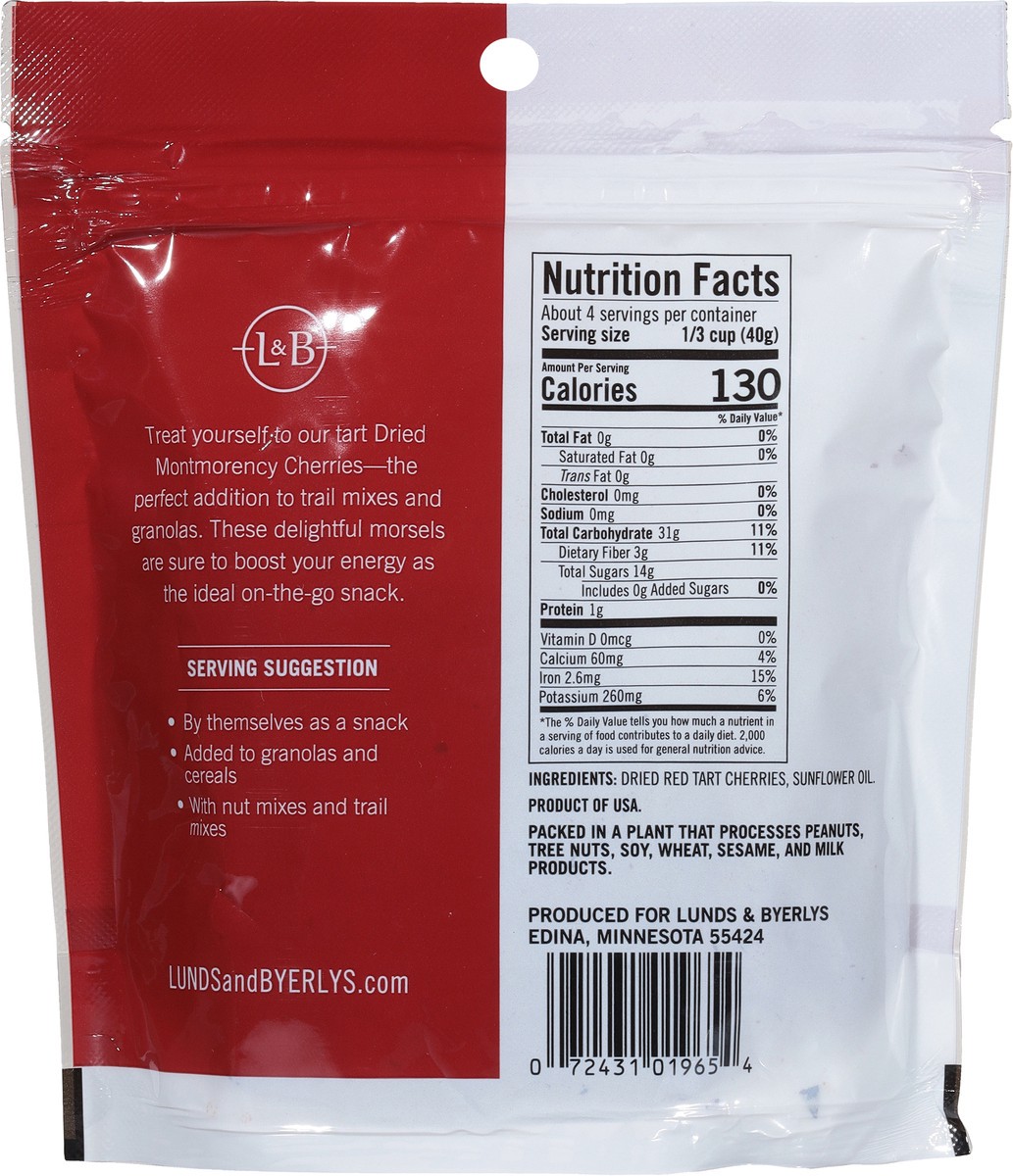 slide 9 of 13, Lunds & Byerlys Dried Unsweetened Montmorency Tart Cherries 5 oz, 5 oz
