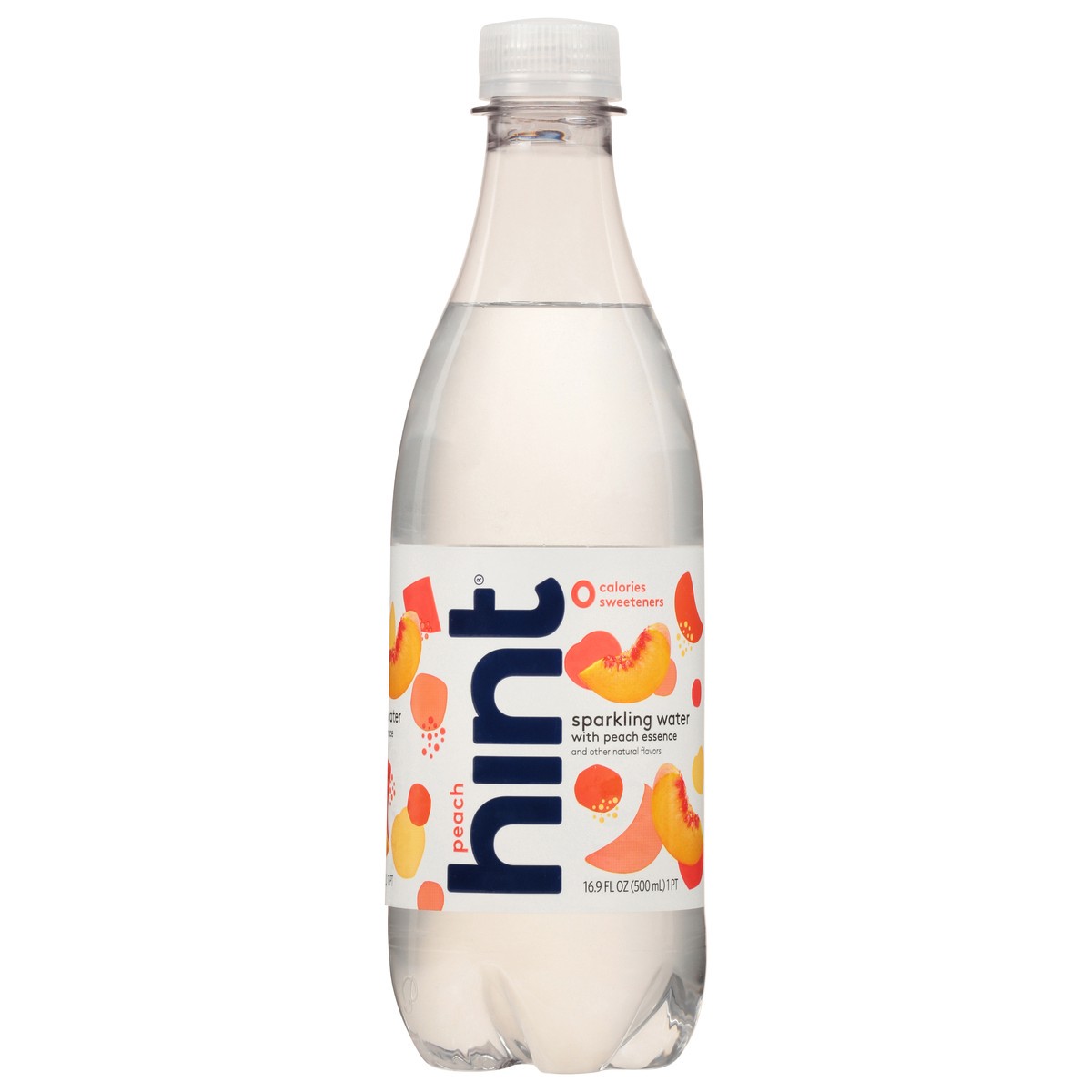 slide 7 of 11, Hint Peach Sparkling Water 16.9 fl oz, 16.9 fl oz