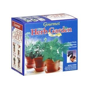 slide 1 of 1, Chia Pet Gourmet Chia Herb Garden Grow Kit, 1 ct