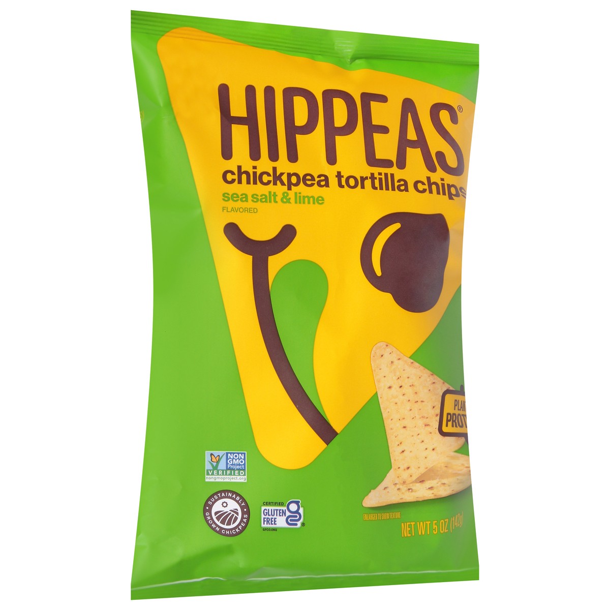 slide 4 of 9, HIPPEAS Sea Salt & Lime Flavored Chickpea Tortilla Chips 5 oz, 5 oz
