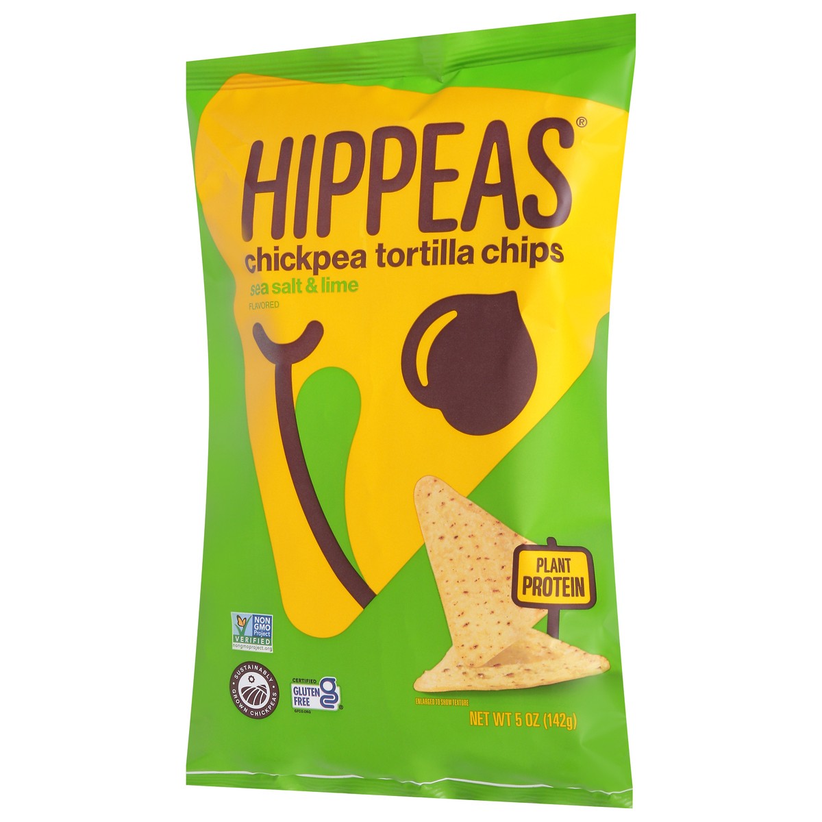 slide 9 of 9, HIPPEAS Sea Salt & Lime Flavored Chickpea Tortilla Chips 5 oz, 5 oz
