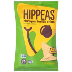 HIPPEAS Sea Salt & Lime Flavored Chickpea Tortilla Chips 5 oz