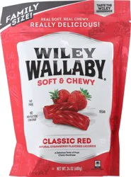 Wiley Wallaby Soft & Chewy Classic Red Licorice