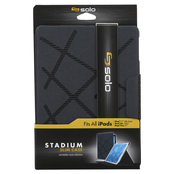 slide 1 of 1, Solo Stadium iPad Slim Case, 1 ct