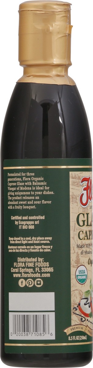 slide 8 of 12, Flora Organic Caprese Glaze 8.5 fl oz, 8.5 fl oz