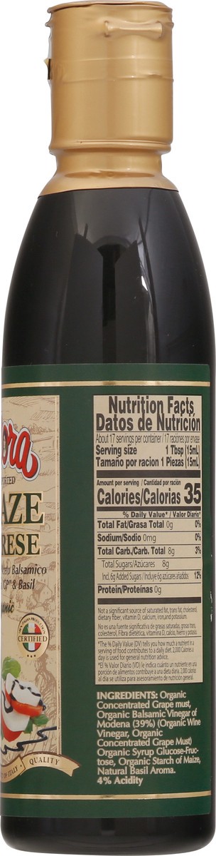 slide 9 of 12, Flora Organic Caprese Glaze 8.5 fl oz, 8.5 fl oz