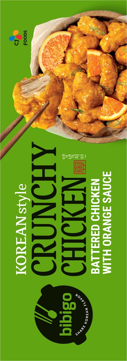 slide 8 of 11, Bibigo Korean Chicken Crunchy With Orange Sauce, 18 oz