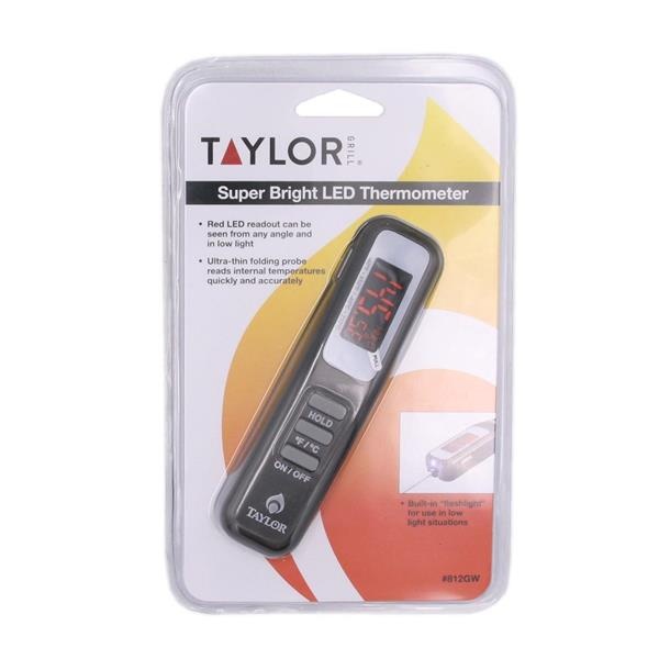 slide 1 of 1, Taylor Grill Digital Led Thermometer, 1 ct