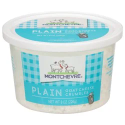 Montchevre Plain Goat Cheese Crumbles 8 oz