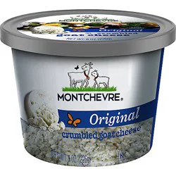 Montchevre Plain Goat Cheese Crumbles 8 oz