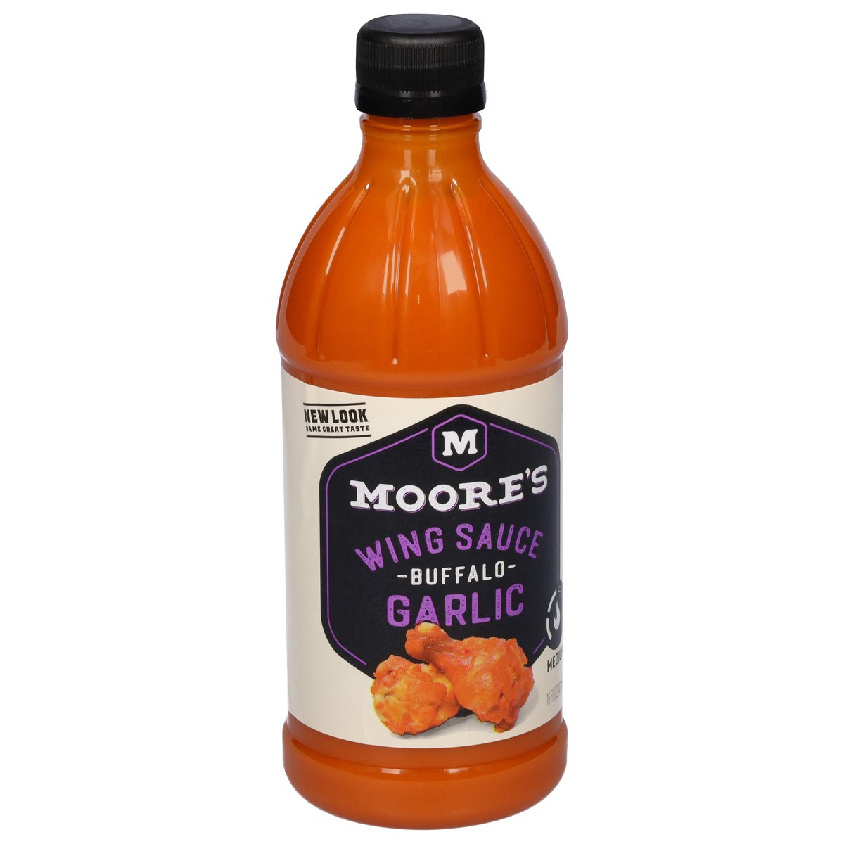 slide 3 of 9, Moore's Buffalo Garlic Wing Sauce - 16 oz, 16 oz