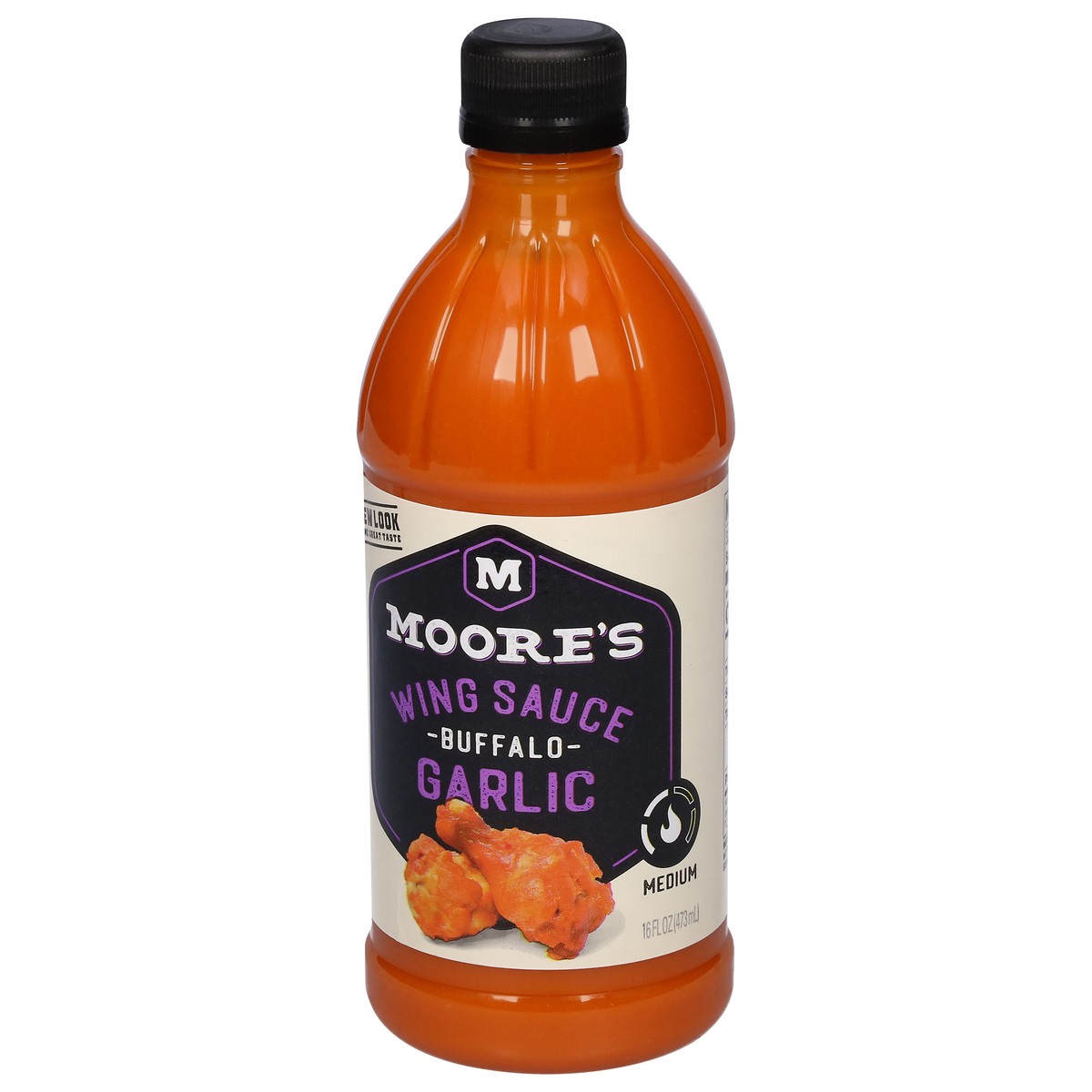 slide 9 of 9, Moore's Buffalo Garlic Wing Sauce - 16 oz, 16 oz