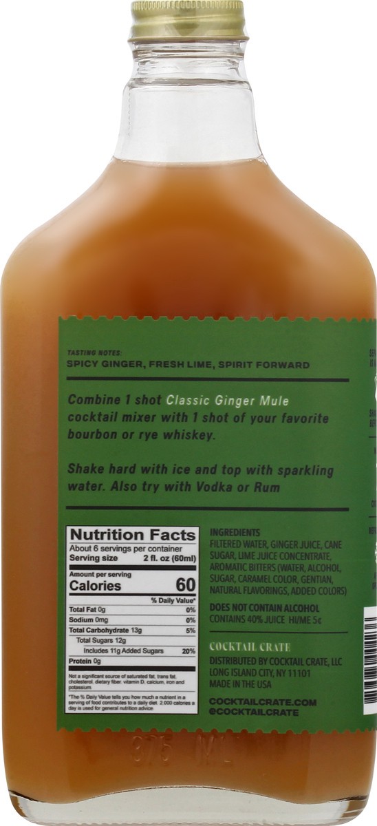 slide 5 of 9, Cocktail Crate Classic Ginger Mule Craft Mixer - 12.7 fl oz, 12.7 fl oz