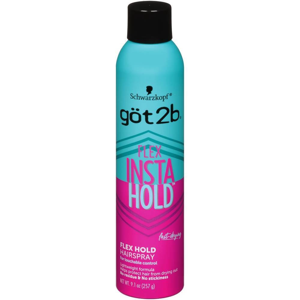 slide 1 of 3, göt2b Flex Insta Hold Hair Spray, 9.1 oz, 9.1 oz