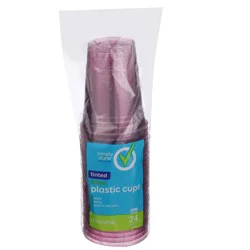 Simply Done Plastic Cups, Tinted