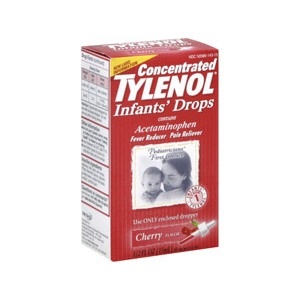 slide 1 of 1, Tylenol Infants' Drops Cherry Flavor, 15 ml