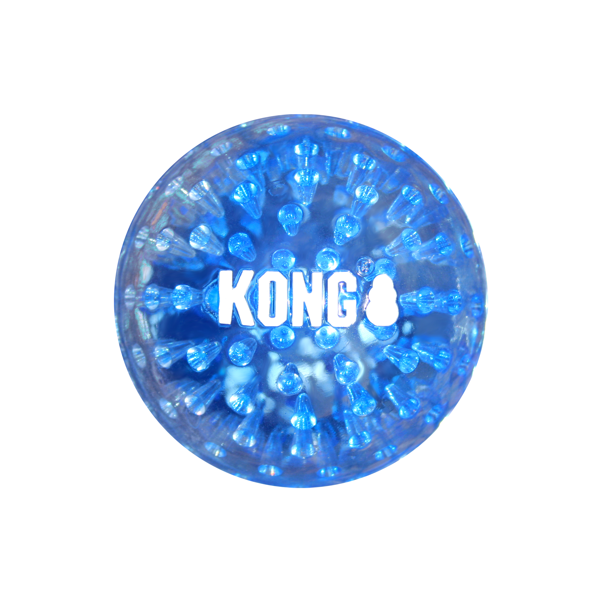 slide 1 of 4, KONG Squeezz Geodz 2-pk Assorted Lg, 1 ct