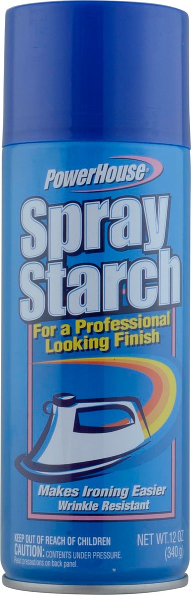 slide 9 of 9, PowerHouse Power House Spray Starch, 12 oz