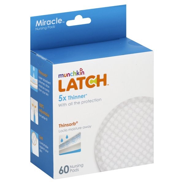 slide 1 of 1, Munchkin Nursing Pads 60 ea, 60 ct