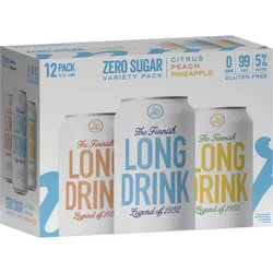 Long Drink Zero Sugar Variety 12Pk Can 1