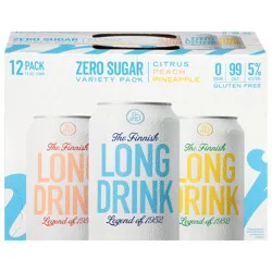 Long Drink Zero Sugar Variety 12Pk Can 1