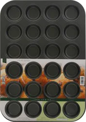 Chicago Metallic 24 Cup Non-Stick Silver Mini Muffin Pan