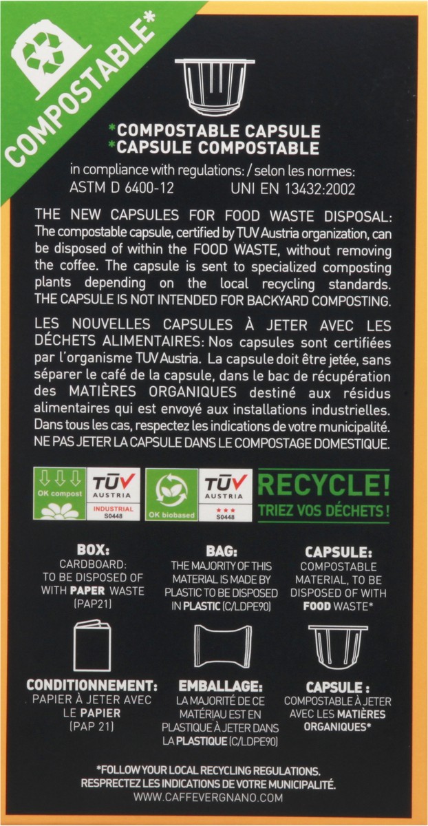 slide 6 of 12, Caffè Vergnano Espresso Capsules Napoli Coffee- 10 ct, 10 ct