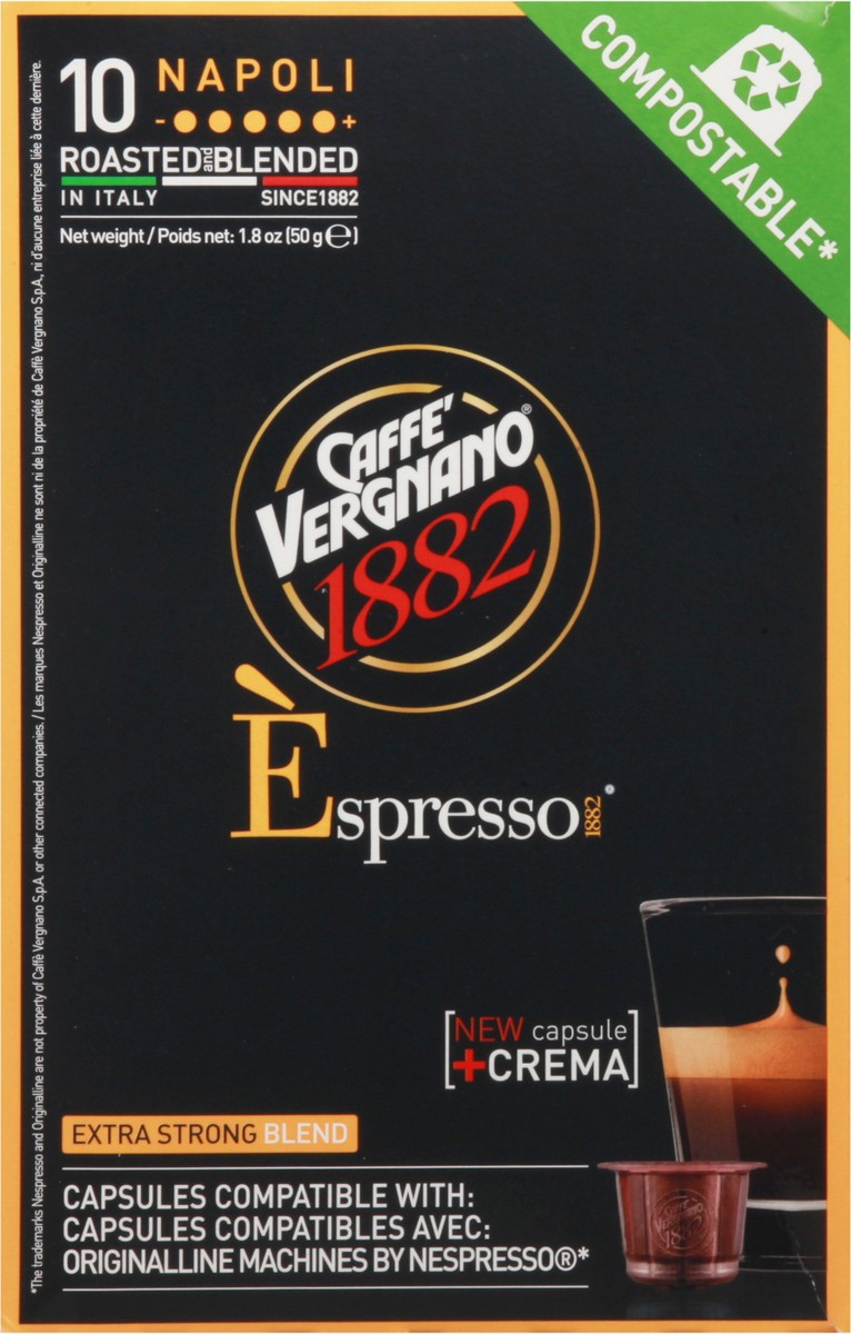 slide 7 of 12, Caffè Vergnano Espresso Capsules Napoli Coffee- 10 ct, 10 ct