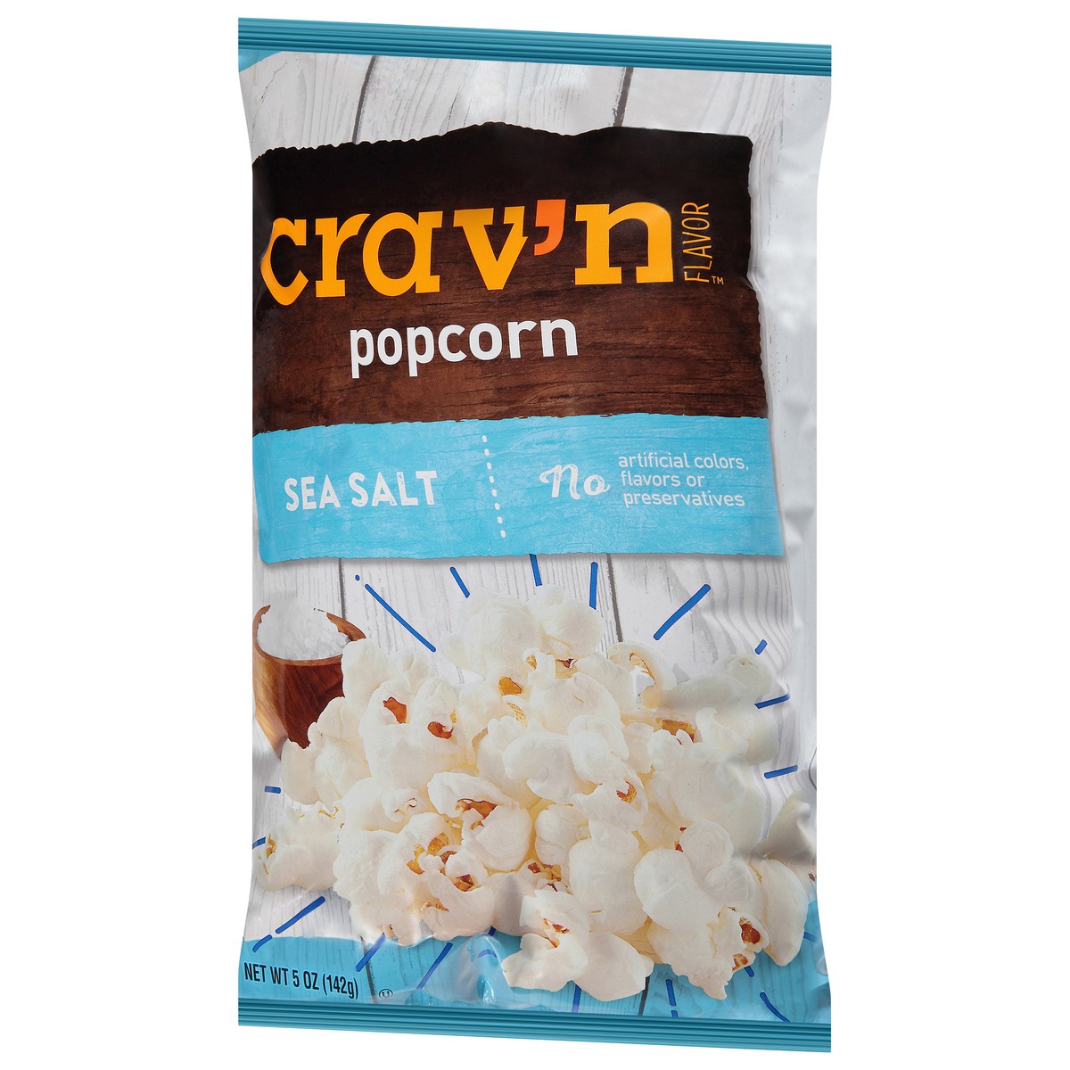 slide 8 of 9, Crav'n Flavor Sea Salt Popcorn 5 oz, 5 oz