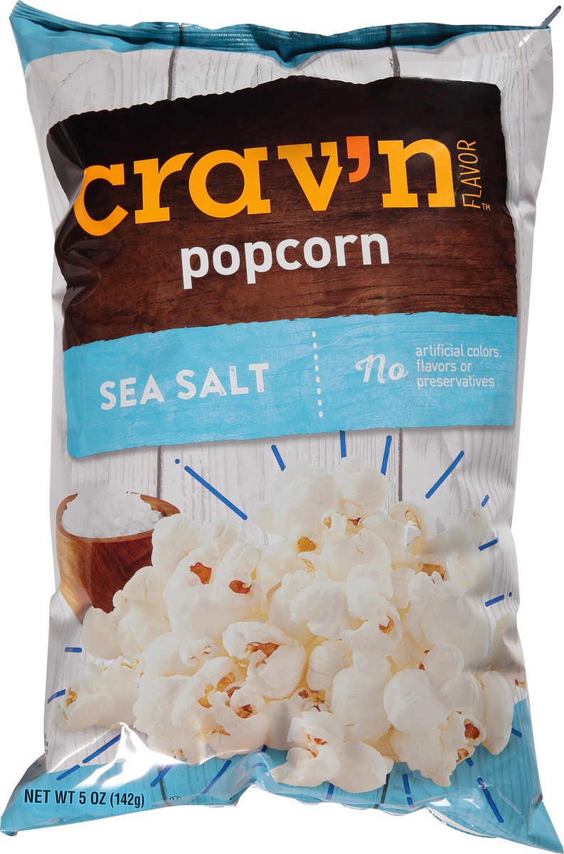 slide 6 of 9, Crav'n Flavor Sea Salt Popcorn 5 oz, 5 oz
