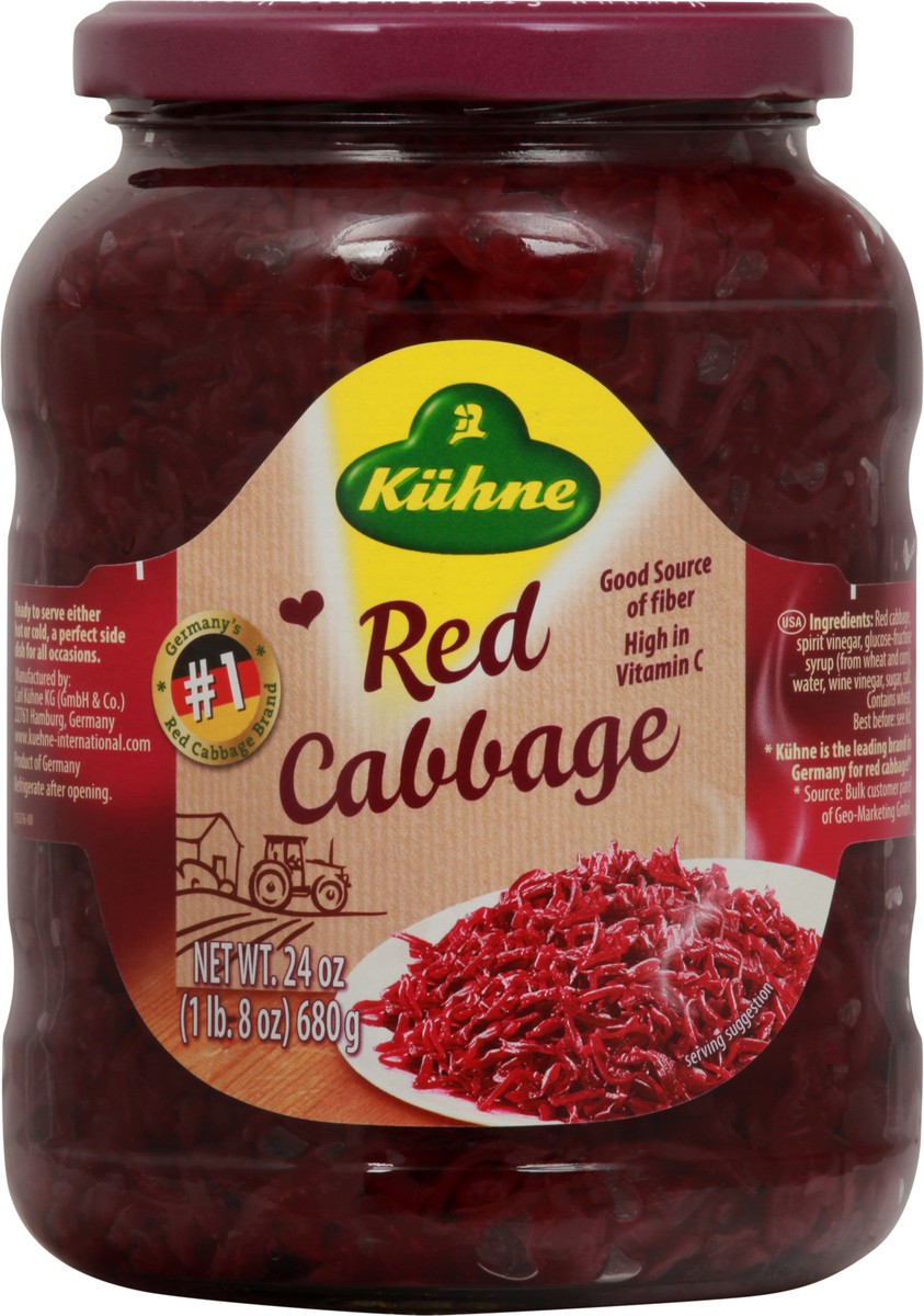 slide 9 of 10, Kuhne Khne Cabbage Red, 24 oz