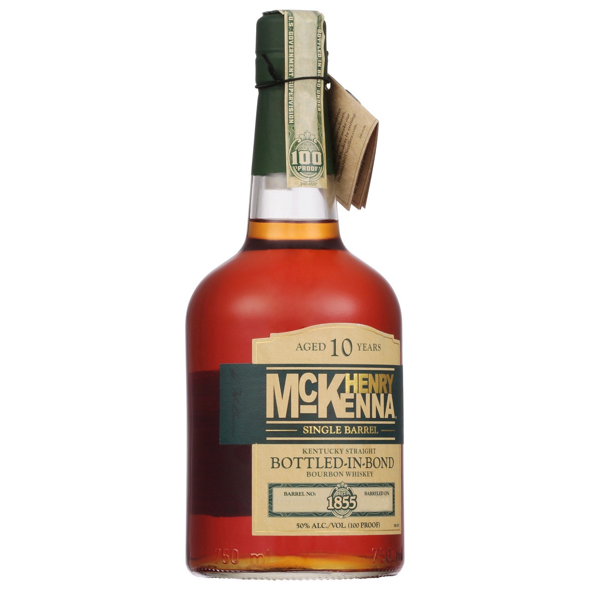 slide 4 of 9, Henry McKenna Kentucky Straight Bottled-in-Bond Bourbon Whiskey 750 ml, 750 ml