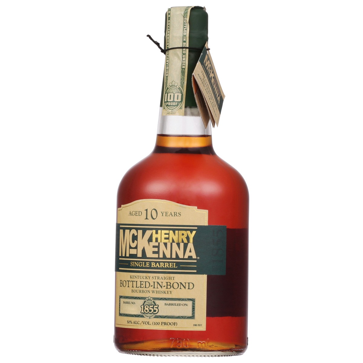 slide 6 of 9, Henry McKenna Kentucky Straight Bottled-in-Bond Bourbon Whiskey 750 ml, 750 ml