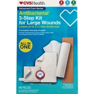 slide 1 of 1, CVS Health Antibac Wound Care Kit, 1 kit