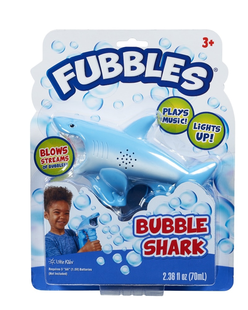 slide 1 of 1, Fubbles Bubble Shark, 1 ct