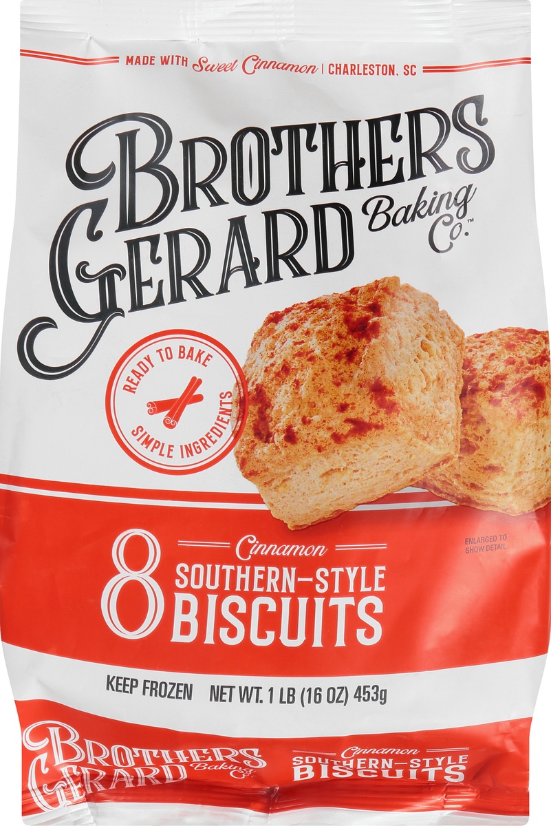 slide 9 of 10, Brothers Gerard Cinnamon Southern-Style Biscuits, 16 oz