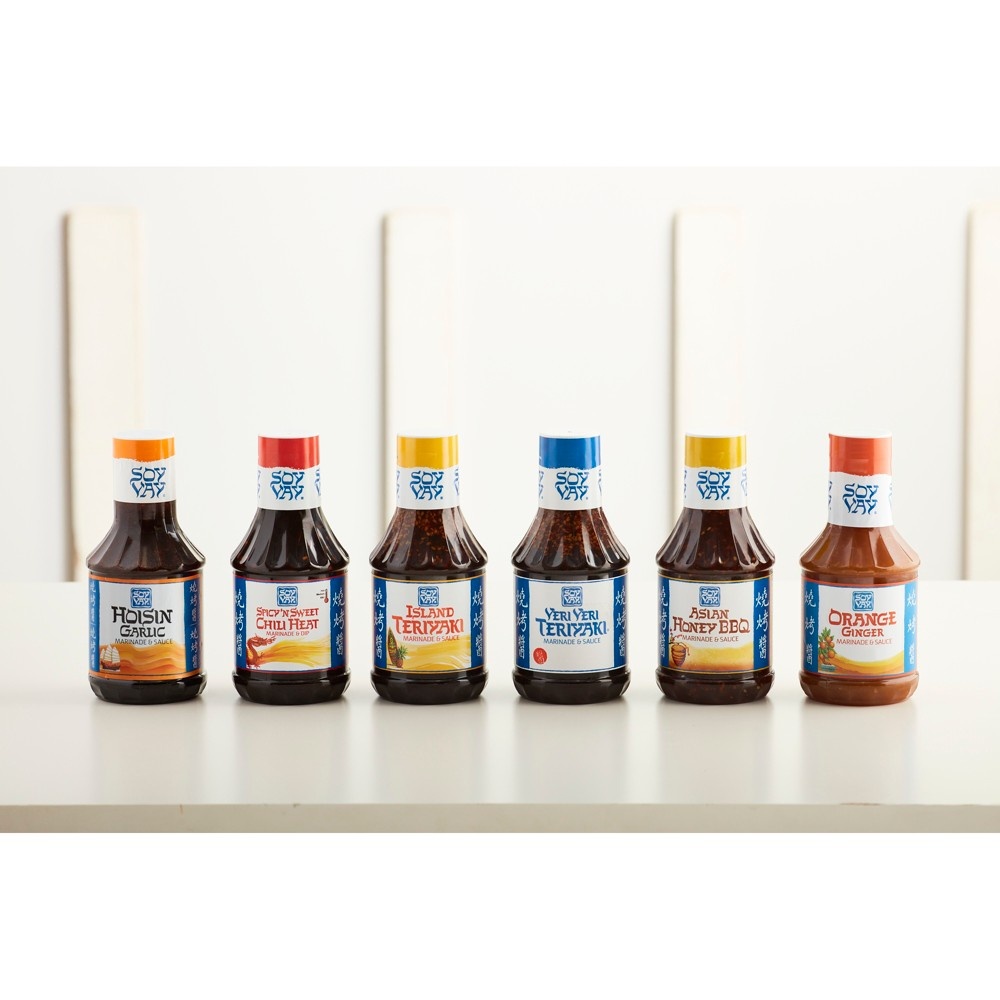 slide 3 of 7, Soy Vay Hoisin Garlic Marinade & Sauce, 22 oz