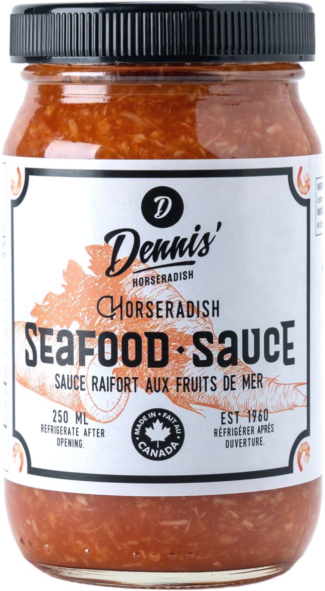 slide 1 of 1, Dennis' Horseradish Cocktail Seafood Sauce, 8 oz