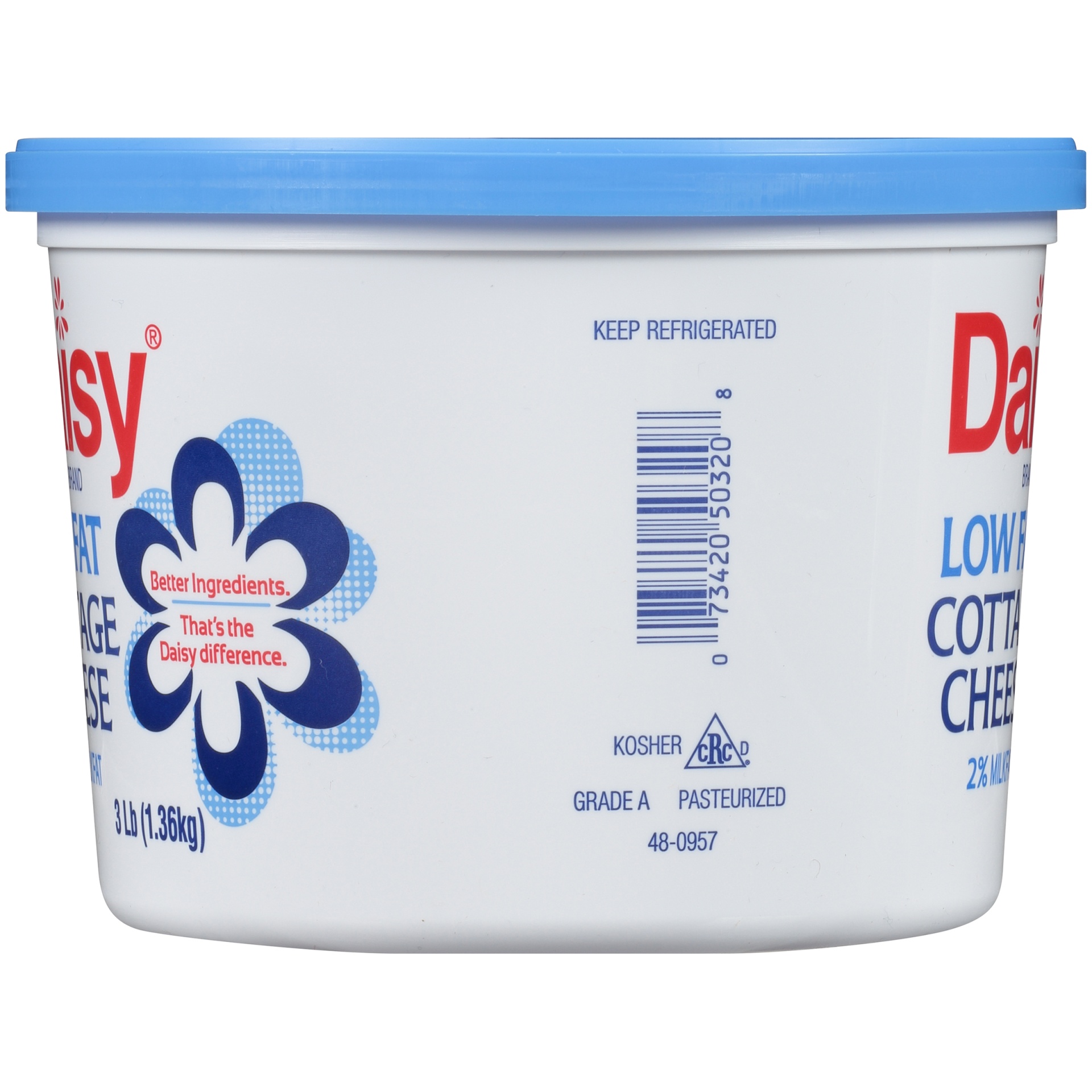 slide 4 of 8, Daisy Low Fat Cottage Cheese, 48 oz