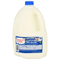 UnitedQ 2% Reduced Fat Milk - 1 gal