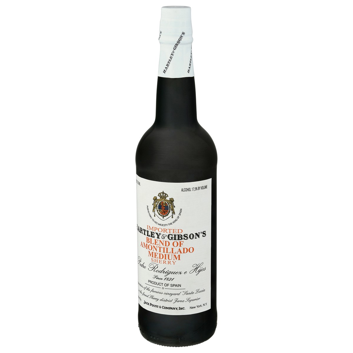 slide 5 of 11, Hartley & Gibson's Amontillado Medium Sherry 750 ml, 750 ml