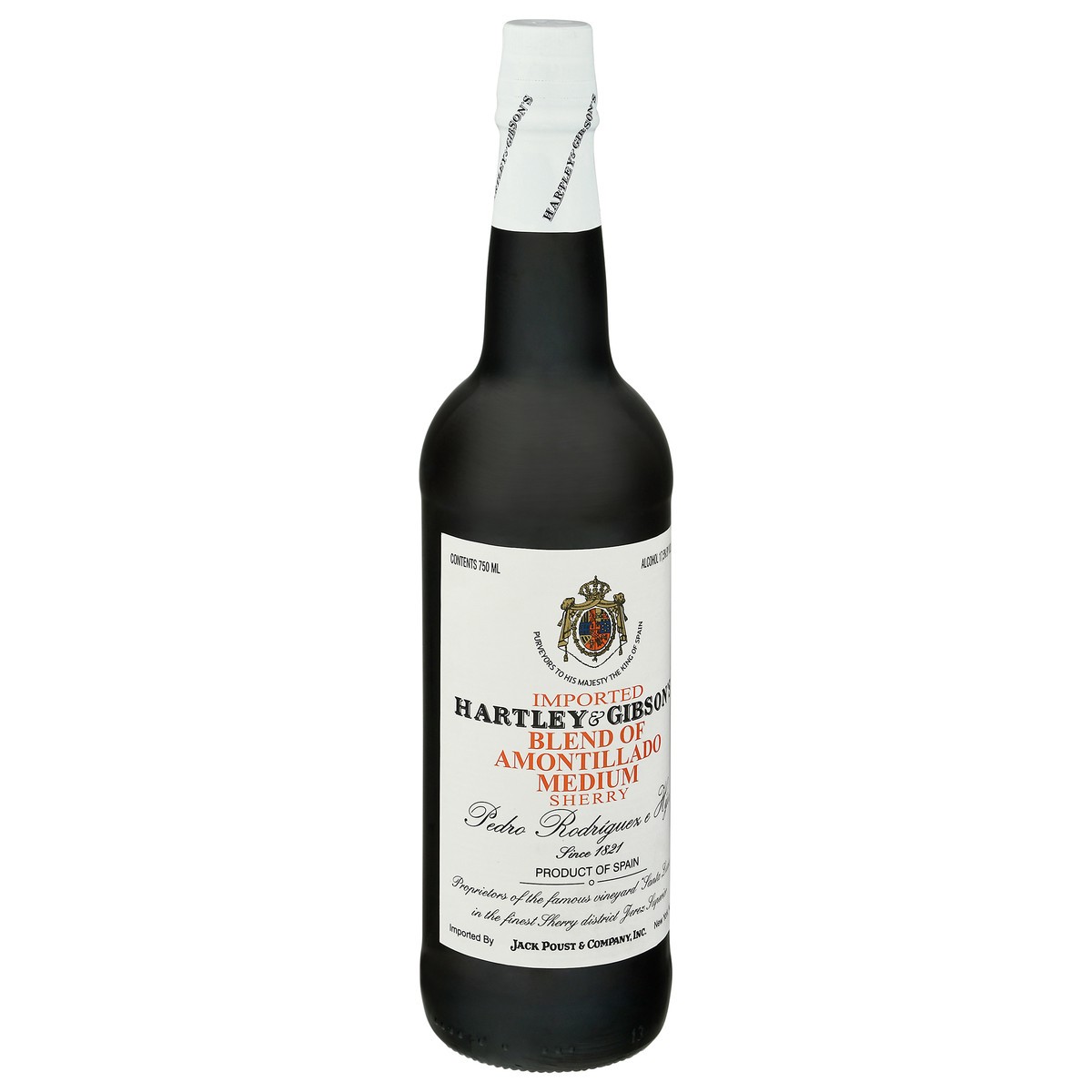 slide 4 of 11, Hartley & Gibson's Amontillado Medium Sherry 750 ml, 750 ml