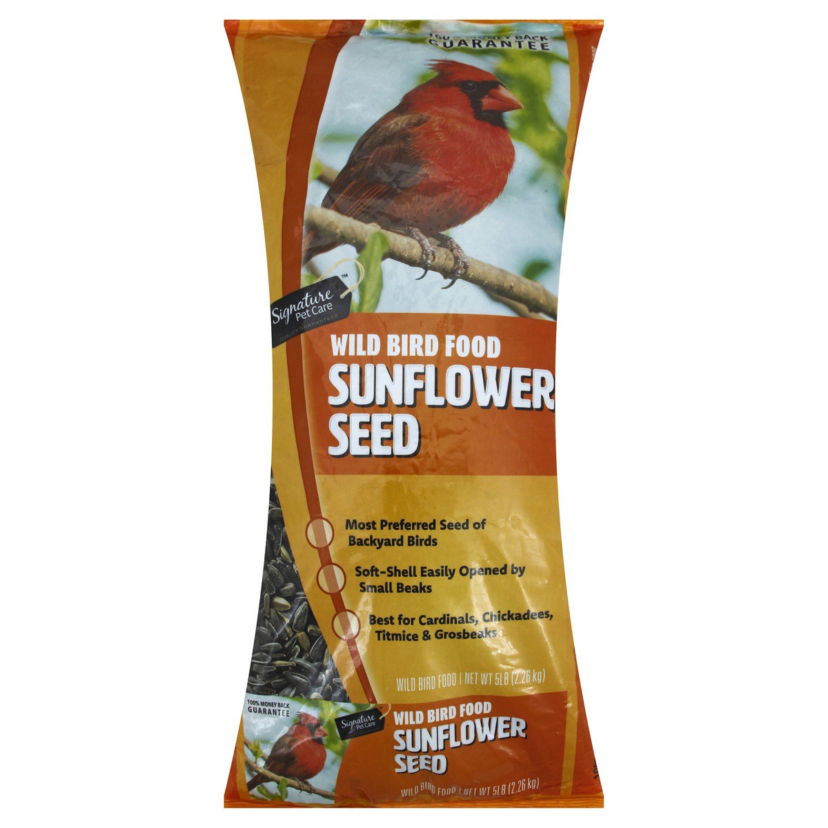slide 1 of 7, Signature Sunflower Seed Wild Bird Food 5 lb, 5 lb
