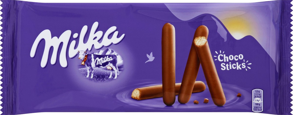 slide 5 of 5, Milka Stix - Choco Lila, 5 oz