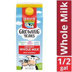 Horizon Organic Growing Years Whole DHA Omega-3 Milk