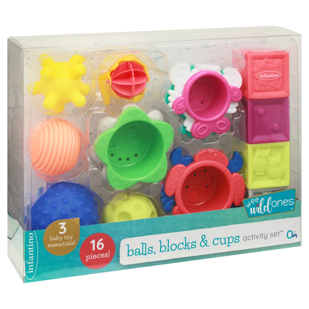 slide 11 of 11, Infantino 16 Pieces Balls, Blocks & Cups Activity Set 1 ea, 1 ct